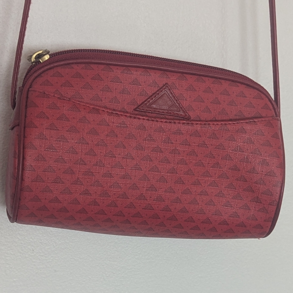 Vintage Liz Claiborne Red Cross Body Bag